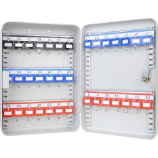 HMF 13035-07 Raktų dėžutė, 35 raktai, 32 x 23 x 7,5 cm, šviesiai pilka