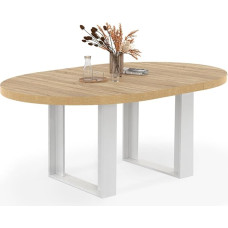 IDMarket - Stalas su staltiese, išskleidžiamas, 