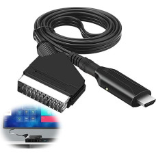 Nizirioo Scart HDMI kabelis: HDMI adapteris su HDMI kabeliu ir 