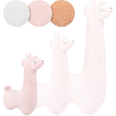 Engelshof Alpaca Cuddly Pillow, Llama Cuddly Toy, Side Sleeper Pillow, XXL Plush Toy, Stuffed Toy for Teenagers, Girls and Boys, Alpaca Gift, Cuddly Cushion, Plush Cushion, Cuddly Toy, Pink, 75 cm