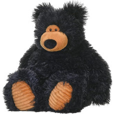 Wild Republic Snuggleluvs Black Bear, Soft Toy, Baby Gifts, Kids Plush Toy, Cuddly Toy for Babies, Filling Spun from Recycled Water Bottles, 38 cm