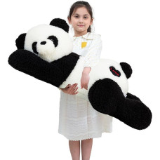 Aiuidun Large Panda Cuddly Toy Teddy Bear Plush Toy Cute Large Panda Soft Hugging Pillow for Children Girlfriend Sleeping Pillow Gift (100 cm/39.3 inches)