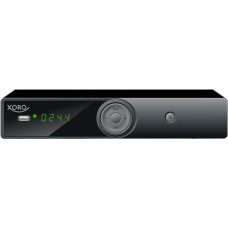 Xoro HRS 8656 Digital Satellite Receiver with LAN Connection (HDTV, DVB-S2, HDMI, SCART, USB 2.0 Media Player) Black