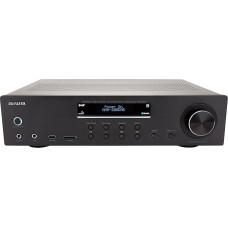 Aiwa AMR-200DAB/BK AV Dab+ Receiver with Bluetooth 5.0 200W USB Port SD Card Reader Black