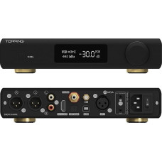 Topping D90 III SABRE MQA Full Balance HiFi DAC Bluetooth 5.1 ES9039SPRO x 2 DSD512 PCM32bit/768kHz USB/Coax/Opt/AES/IIS Desktop Audio Preamp Decoder