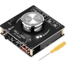 Bluetooth Amplifier Board Hi-Fi Stereo 2.0 Channel 2 x 100 W Audio Amplifier Digital Power Amplifier with AUX/USB/Bluetooth/Flash Drive/PC USB Input