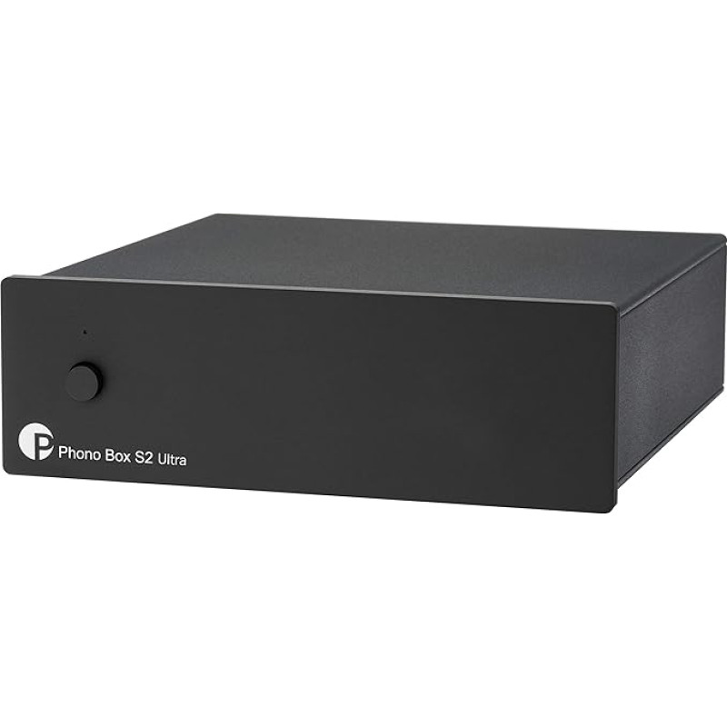 Pro-Ject Phono Box S2 Ultra, Discrete MM/MC Phono Preamp (Black)