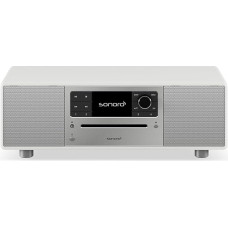 sonoro Prestige Compact System with CD Player, Bluetooth and Internet Radio (FM, Wi-Fi, DAB Plus, Spotify, Amazon, Deezer) White