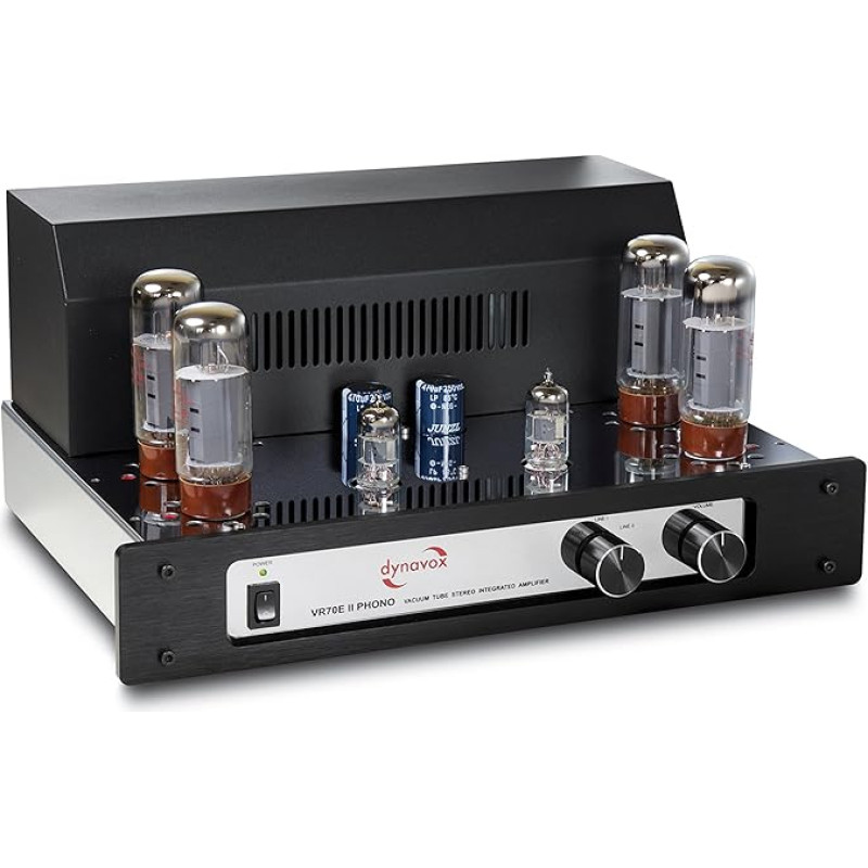 Dynavox VR-70 E II Phono-Röhrenvollverstärker chrom