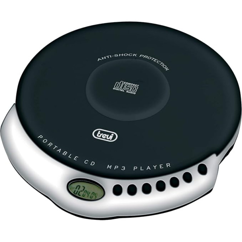 Trevi CMP 498 Personal CD Player schwarz - CD-Laufwerk (LCD, 149 mm, 25 mm, 133 mm, schwarz, a).
