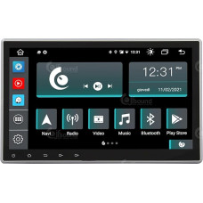 Universal Car Radio 1DIN Android GPS Bluetooth WiFi Dab USB Full HD Touchscreen Display 10.1 Inch Easyconnect Easyconnect 8-Core Processor Voice Commands