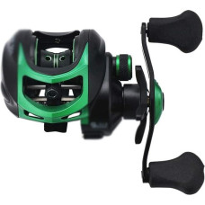 Hochgeschwindwindigkeits-Angelrolle mit 20 Achsen und Metallkopf für Straßen- und Floßfahrten, Angelrolle mit explosionssicherer Schnur und großem Wurf, Angelausrüstung für den Außenbereich (Farbe: L