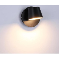 Chrasy Black Modern LED Wall Lights Wall Light 14 W Metal Wall Light LED Up and Down Adjustable Light Beam 3000 K Warm White Outdoor Wall Light LED IP65 Wall Light