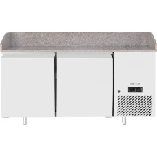 Arktic Šaldomas picų stalas su granito apvadu ir 2 durimis 250 l 250 W 151x80x88 cm