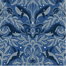 ReWallpaper Self-Adhesive Wallpaper Blue Sea 44.5 cm x 7 m Adhesive Film Furniture Pattern for Bathroom Cabinets Hallway Door Vinyl Wallpaper Children's Room Boys Girls Decorative Film Self-Adhesive