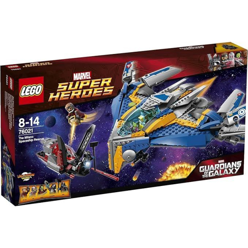 LEGO Super Heroes 76021: Milano erdvėlaivio gelbėjimas