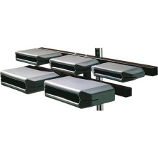 LP Latin Percussion Granite Blocks Mountable Jenigor Plastic 5 Blocks Traditional Chinese Temple Blocks LP1210