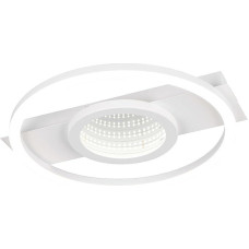 Reality Leuchten Wheeler R64801131 LED Ceiling Light Metal Matte White Plastic with 16 Watt LED Infinity Mirror Effect