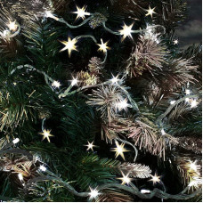 The Christmas Workshop 400 LED Battery Operated Timer Lights, Warm White