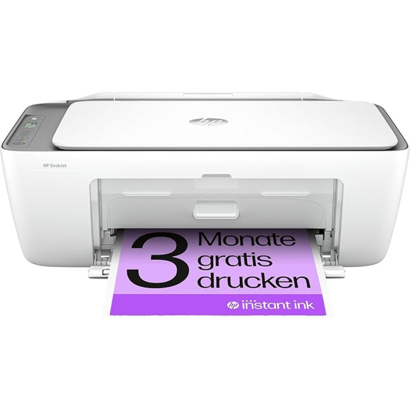 HP DeskJet 2820e daugiafunkcinis spausdintuvas, 3 mėn. nemokamo spausdinimo su momentiniu rašalu, spausdintuvas, skeneris, kopijavimo aparatas, 