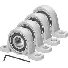 25/32 colio (20 mm) gręžimo vertikalus cinko legiruoto plieno vertikalus flanšinis pagalvinis blokinis guolis savaiminio derinimo vidinis guolio korpusas, skirtas mašinoms, elektrai, žemės ūkiui 4