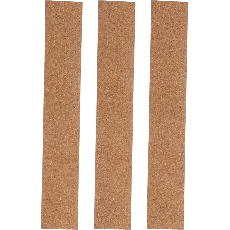 3 Stück Selbstklebende Korkstreifen 30X5cm aus Robustem Kork mit Kleberückseite für Büro Wandorganisation Memo und Pinnwandstreifen Natürliche Wanddekoration