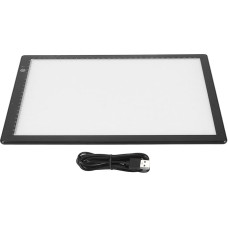 Slide Viewer Light Pad, Ultra Thin Light Pad in A4 Format, Backlight with 3 Brightness Levels, Slide Viewer Light Box for Scanning Film Negatives and Old Slides