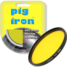 Kiaulių geležies geltonos spalvos Y2 Pro filtras 37mm kontrasto stiprintuvas juodai baltai fotografijai Specialiųjų efektų fotoaparato objektyvo filtras