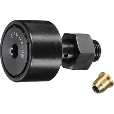 išteklių žemėlapis CF-1-1/4-SB CR20 Nockenfolgerschienenlager, Chromstahl-Rollenbolzenlager, 3,8 cm Rollendurchmesser, 1/2-20 UNF-Bolzentyp, für Werkzeugmaschinenführung