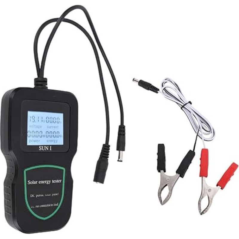 Tragbarer Solarmodul-Tester mit MPPT-Funktion Multimeter und Watt-Messgerät für effektive Photovoltaik-System-Leistungstests und Echtzeit-Datenanzeige (500 W)