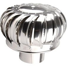 Edelstahl-Dachventilator 110 Mm, Automatische Windturbinen-Dachbodenentlüftung mit Geräuschlosem Betrieb, Nicht Angetriebene Entlüftung für Hausfabrik