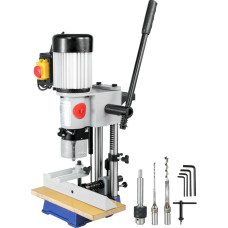 Stalo įleidžiamosios staklės, įleidžiamojo dantračio staklės, kvadratinės/apvalios skylės medžio apdirbimui, gręžimui, medienai, metalui, frezavimui, įpjovimui (spalva: 550 W 3400 aps./min.)