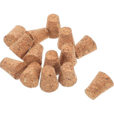 VICASKY Pack of 20 Wooden Cork Stoppers for Wishing Bottles, Wine Corks, Soft Cork Stoppers, Versatile for Craft Projects, Reusable Sealing Plugs for Glass Bottles and DIY
