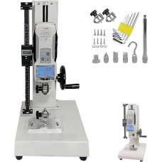 Zugkompressionsprüfmaschine, digitaler Zugkrafttester, 10-1000 N hochpräzises digitales Kraftmessgerät, Push-Pull-Messgerät, für wissenschaftliche Forschung und Möbelanwendungen(100N)