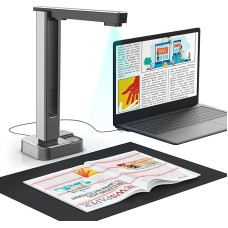 JOYUSING 16 MP knygų ir dokumentų skeneris Automatinis plokščiojo ekrano išlyginimo technologija A3 A4 OCR Konvertuoja į PDF/Word/Txt/Excel į 