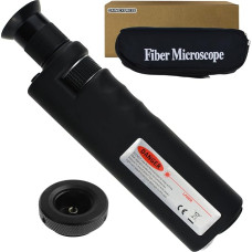 400x Magnification Fiber Optic Microscope Cable 2.5mm Adapter + 2.5mm & 1.25mm Adapters