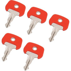 5 Stück 702 Zündschlüssel Power-Startschlüssel 209068 Zündschlüssel Manueller elektrischer hydraulischer Gabelstaplerschlüssel Ersatz für Kofferraumstart