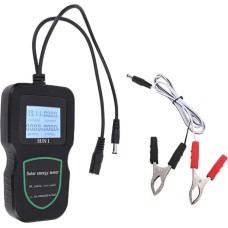 MPPT Solarpanel Tester Photovoltaik Multimeter Watt Meter 60V 20A Panels, Tragbares Werkzeug mit Batterieklemmen