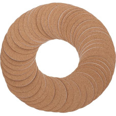 50 Stück Selbstklebende Korkplatten Runde DIY Korkuntersetzer für Kreative Bastelprojekte rutschfest Hitzebeständig für Zuhause und Büro