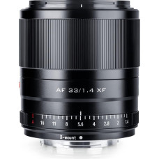 VILTROX 33 mm F1.4 X-Mount objektyvas, f/1.4 XF AF automatinio fokusavimo objektyvas, didelė diafragma, skirtas X-Mount fotoaparatui X-T3 X-T2 X-H1 X20 X-T30 X-T20