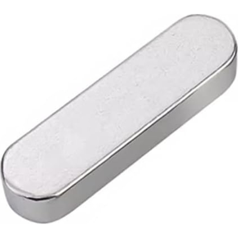 10 Stück quadratische rechteckige flache Schlüsselstifte vom Typ A, abgerundete Feder-Parallel-Antriebswellenschlüssel aus Edelstahl 304(M8x7x120)