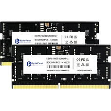 DDR5 RAM 32GB (2x16GB) 5200MHz SODIMM CL42 1.1V 262 kontaktų žaidimų atmintis nešiojamiesiems kompiuteriams
