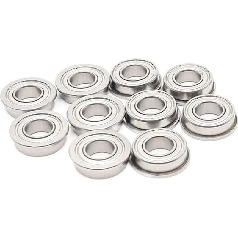 10 miniatiūrinių rutulinių guolių su flanšu pakuotė Didelio greičio P5 F6900ZZ/F6901/F6902/F6903/F6904/F6905/F6906/F6907ZZ (F6904ZZ)