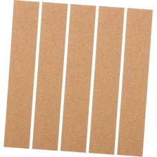 KICHOUSE Hausversorgung 5 vienetų berėmės skelbimų lentos juostelės Biuro dovana Kamštinė siena pastaboms Pin Board Strips Veltinio skelbimų lentos juostelės Kamštinės lentos juostelės Kamštinė lenta Berėmės atmintinės lentos juostelės, pagamintos iš kamš