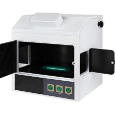 UV fluorescencijos analizatorius, UV ultravioletinių spindulių analizatorius su stebėjimo langeliu, bangos ilgis 254 Nm/365 Nm, reguliuojamas šviesos kampas, skirtas produktų bandymams