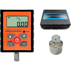 1/2 colio 1/4 colio 3/8 colio reguliuojamas skaitmeninis sukimo momento matuoklis Skaitmeninis sukimo momento veržliarakčio adapteris 3-200 N.m Mechaninis remonto garso signalas (NewTorque 13.5-135N.m)