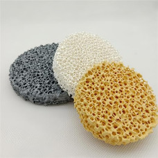 1 Stück Hochtemperatur-Schaumkeramik-Gussfilter - Aluminiumoxidkarbid for die Metallschmelzfiltration (aliuminio oksidas, 50mm * 50mm * 12mm)