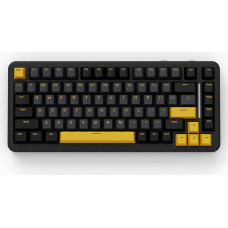 ATTACK SHARK M86 Gasket Mechanical Keyboard, 75% Tri-Mode (BT/2.4G/USB-C) Wireless RGB Gaming Keyboard, Hot Swappable Keyboard, Pre-Lubricated Linear Switches, 4000mAh Cool Black