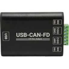 Wakects Industrial Grade USB to CAN FD Adapter Data Acquisition Easy Operation CAN-CAN FD Bus Data Analyzer 100Kbps to 5Mbps for PC