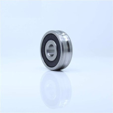 Roller Bearing, 1 Piece Outer Ring with U Groove Bearing, 17x62x17mm Wire Rope Roller Bearing, Track Pulley, Heavy Pulley, Crane, U Groove Wheel Bearing(176217UR3.25)